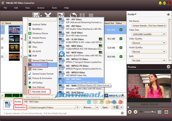 4Media HD Video Converter 