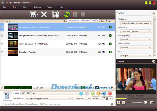 4Media HD Video Converter 