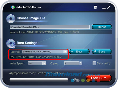 4Media ISO Burner