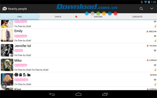 SayHi cho Android