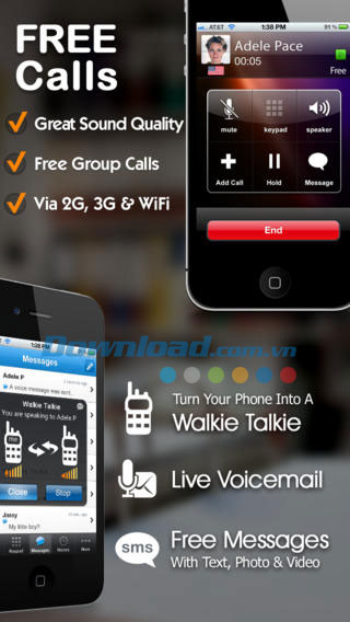 Dingtone cho iOS