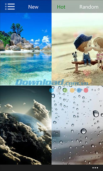 Background Wallpapers HD cho Windows Phone