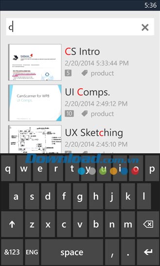 CamScanner cho Windows Phone