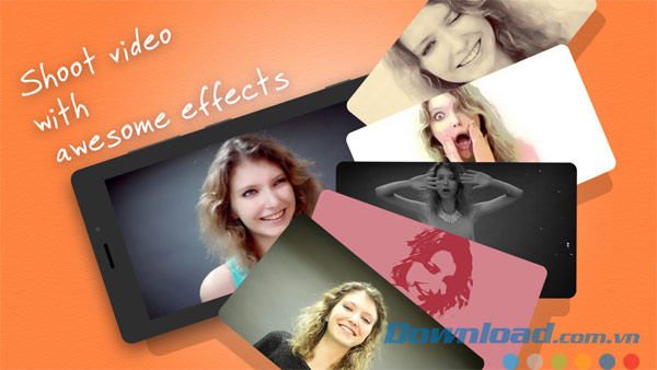 Tạo video ca nhạc miễn phí trên di động VideoFX cho Android