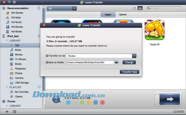 Leawo iTransfer for Mac 