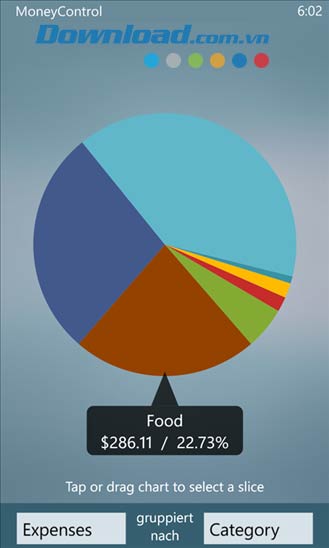 MoneyControl cho Windows Phone