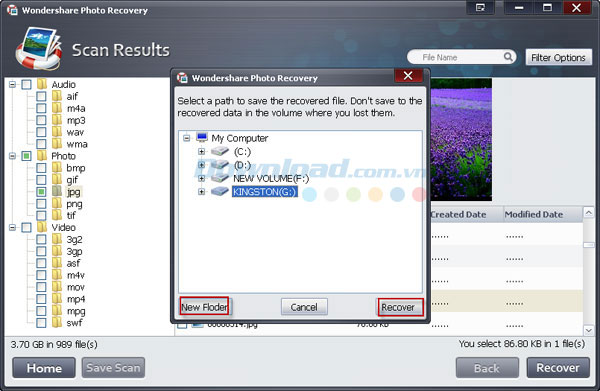 Wondershare Photo Recovery