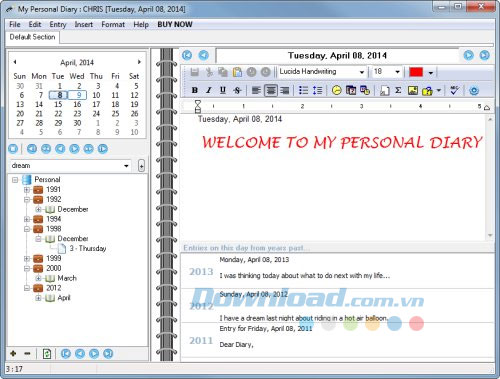 My Personal Diary