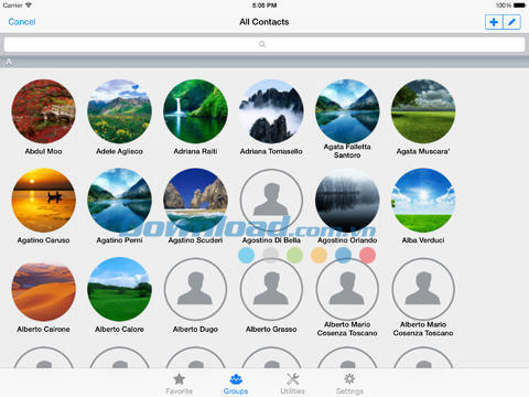 ZXContacts Free cho iOS