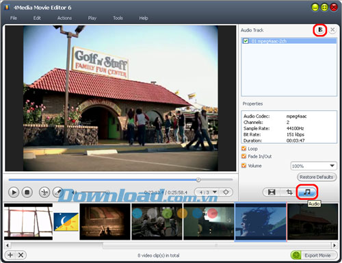 4Media Movie Editor