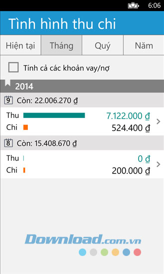 Sổ Thu Chi for Android