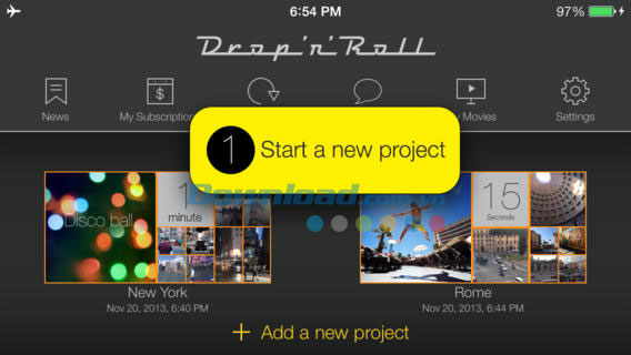 Drop'n'Roll cho iOS