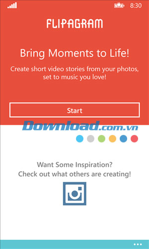 Flipagram cho Windows Phone