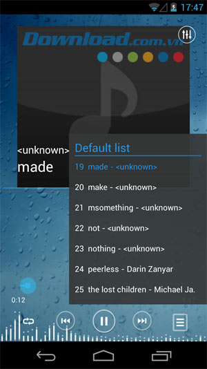 Tạo danh sách phát nhạc Music Player cho Android