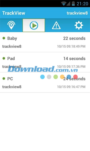 TrackView cho Android