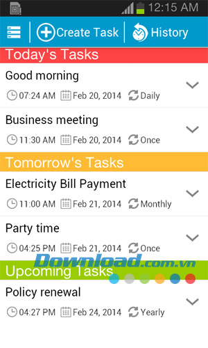 Nhắc nhở công việc To Do Reminder cho Android