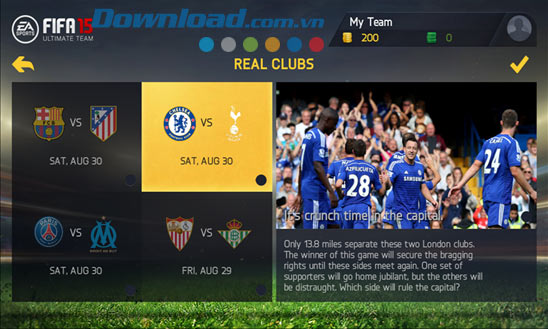 FIFA 15 Ultimate Team cho Windows Phone