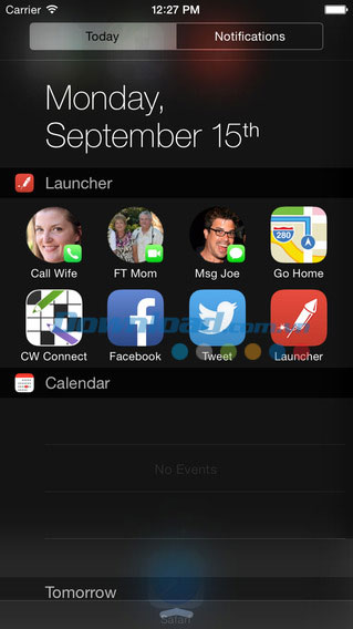 Launcher cho iOS