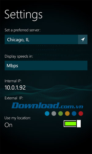 Speedtest.net cho Windows Phone