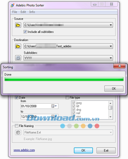 Adebis Photo Sorter