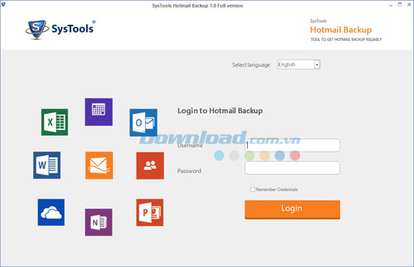 SysTools Hotmail Backup