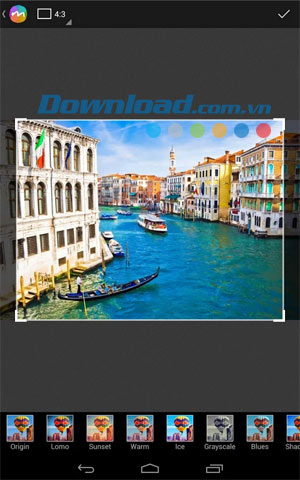 Hỗ trợ bộ lọc ảnh InstaMark cho Android