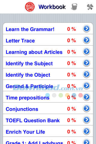 Grammar Basics and Advanced cho iOS