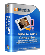 4Media MP4 to MP3 Converter