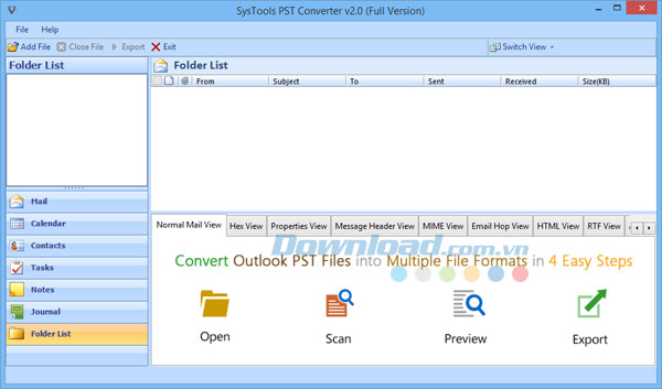 SysTools PST Converter