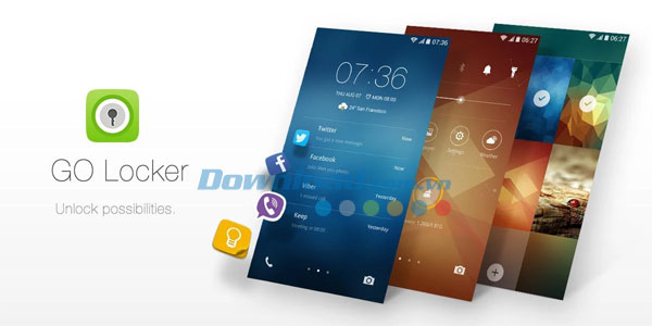 Thay đổi màn hình khóa GO Locker cho Android