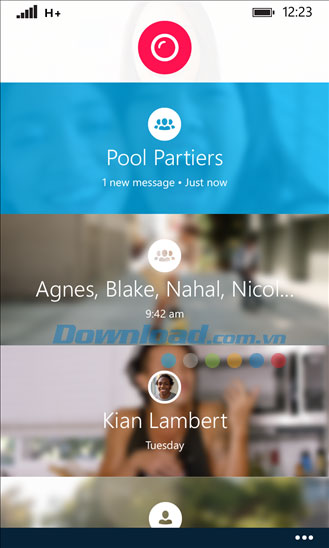 Skype Qik cho Windows Phone