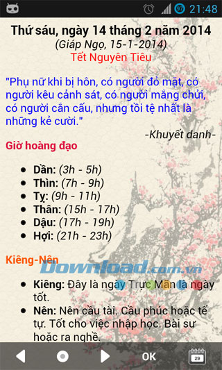 Lịch Việt Nam cho Android