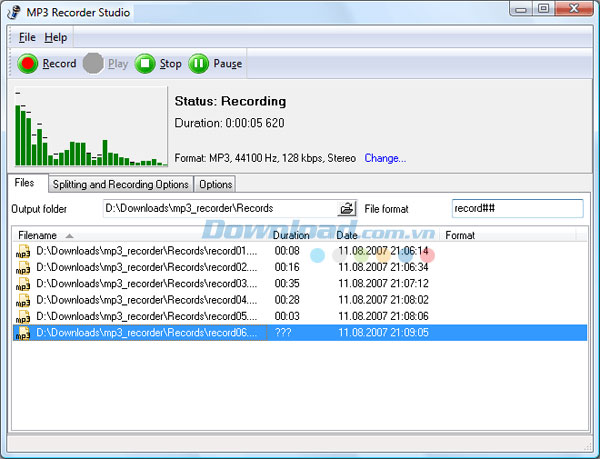 MP3 Recorder Studio