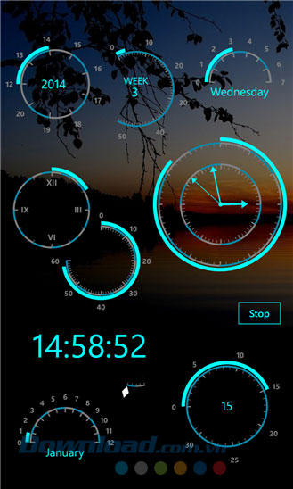 Modern Clock XIV