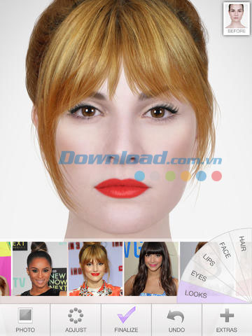 Thử kiểu tóc của người nổi tiếng