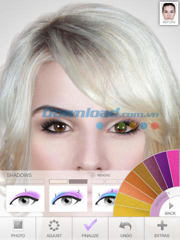 Thay đổi màu mắt