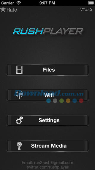 RushPlayer Lite cho iOS
