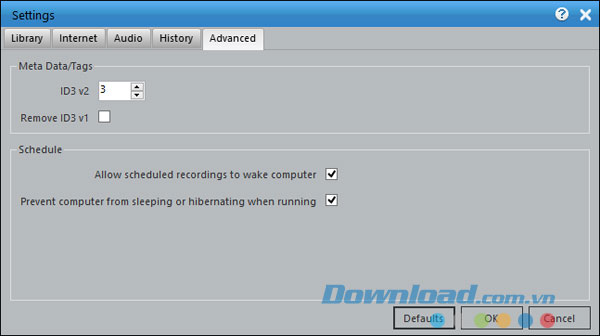 Thiết lập nâng cao Replay Media Catcher