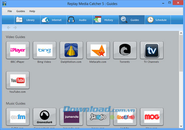 Hướng dẫn Replay Media Catcher