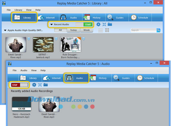 Ghi âm Replay Media Catcher