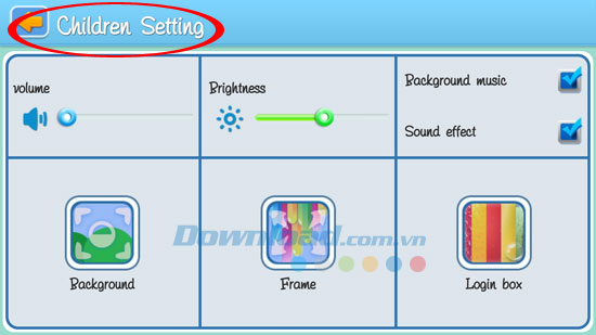 Thiết lập trẻ em
