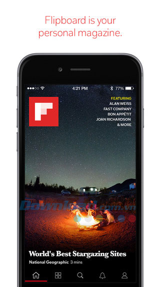 Cập nhật tin tức toàn diện Flipboard cho iOS