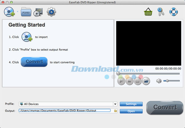 EaseFab DVD Ripper cho Mac 