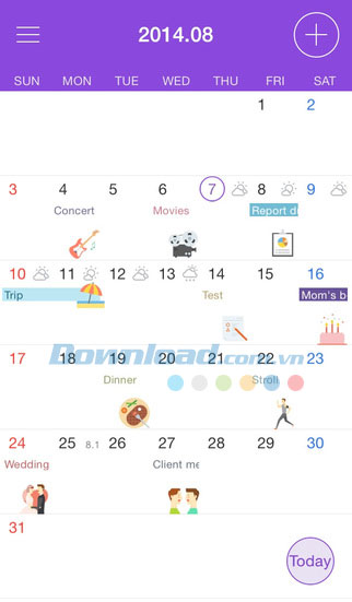 Naver Calendar cho iOS