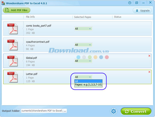 Wondershare PDF to Excel Converter