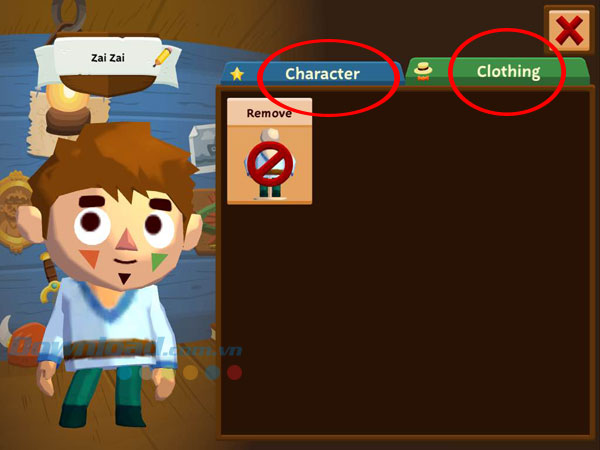 Tùy biến nhân vật