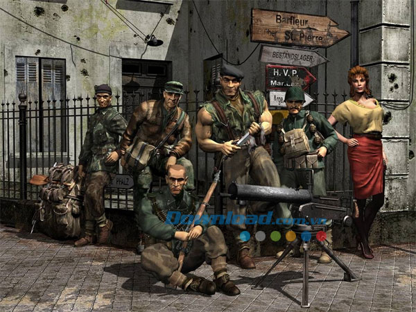Khám phá Commandos: Hậu Phương Kẻ Thù - Bản Demo, trải nghiệm chiến thuật Thế chiến thứ hai. https://st.download.com.vn/data/image/2014/12/17/Commandos_3.png