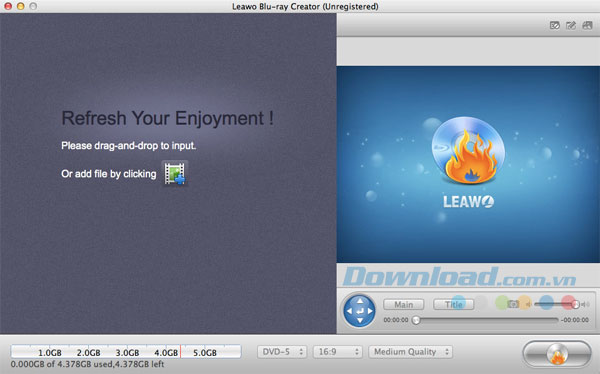 Leawo Blu-ray Creator cho Mac