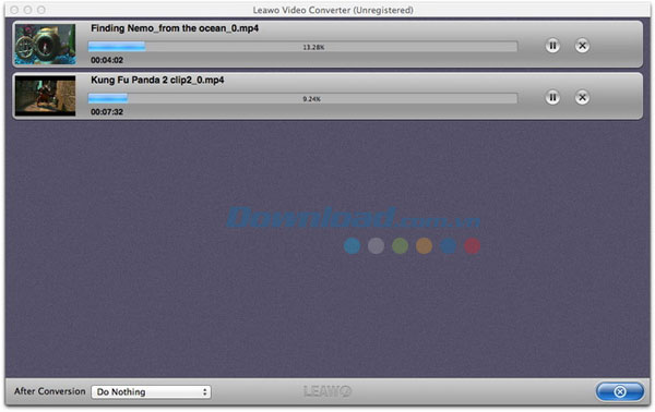 Leawo Video Converter cho Mac