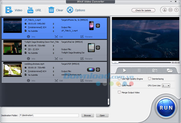 WinX Video Converter